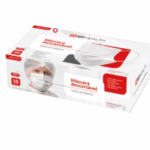 Máscara Descartável Tripla com Elástico Branca - SP Health